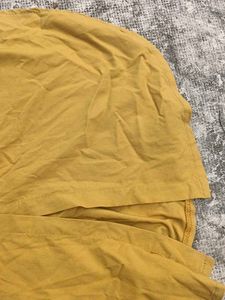 Kiona Mustard Button-Down Top