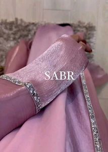 Pink Jacket Abaya