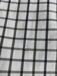 Ziosongzio Men Offwhite Checks Regular Fit Shirt