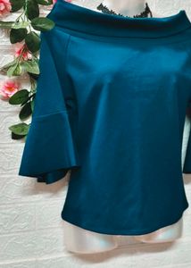 🎁Buy Two Get One Free🎁Elegant Navy Off-Shoulder