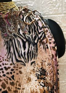 Vintage y2k animal leopard print dress 🐆🩷