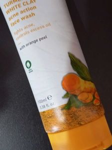 plum turmeric and white clay face wash