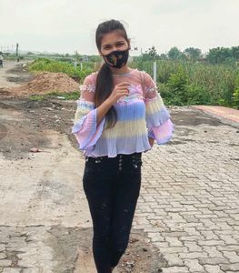 Floral Rainbow Top💐