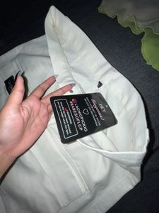 White Cargo Jeans