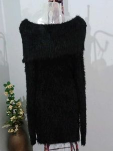 Fur Mini Dress