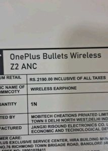 One Plus Bullets Wireless Z2 (Magico Black)