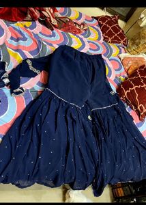 Rhinestones Sharara Kurti