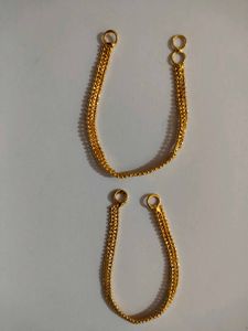 Golden Ear Chain 2set