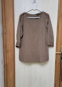 Polka Dot 3/4 Sleeve Top Never Used