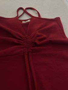 Burgundy Bodycon Dress