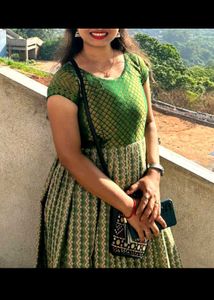 Long Ethnic Gown Full Flair
