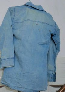 Denim Button-Up Top