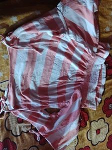 Striped Bell Sleeve Top