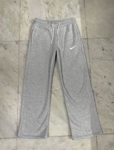 Nike Grey Melange Straight Fit Sweatpants