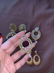 Desi Earrings Combo