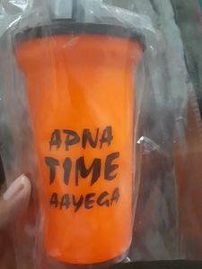 &#34;Apna Time Aayega&#34; Orange Tumbler