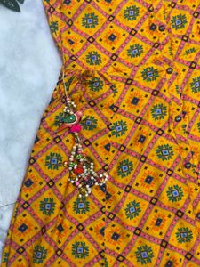 Boho Chic Mustard Kurti Dress