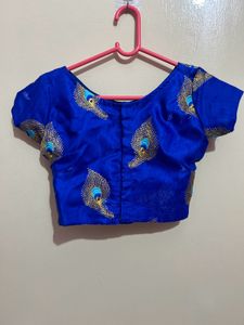 Royal Blue Blouse