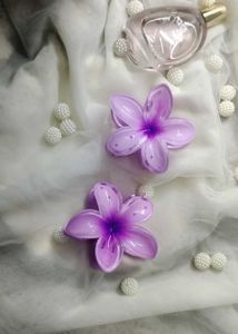 Lavender Flower Hair Clips-1pc