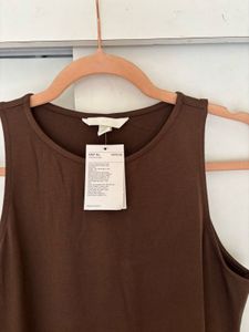 H&amp;M Brown Fringe Dress