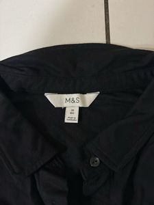 Black over size shirt