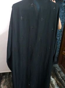 Elegant Black Abaya with Embroidery