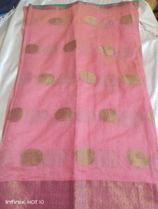 Linen Cotton Silk Saree. Fixed Price