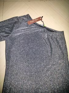 BlackShimmerTokiyoTalkies Bodycon Dress