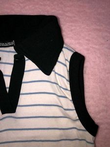 Striped Polo Top