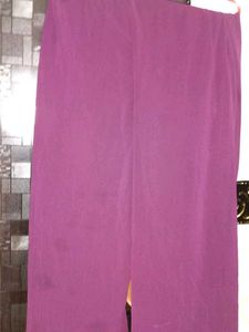 Purple Embellished Crop Top
