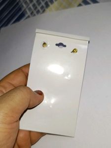 Blue Ad Earrings