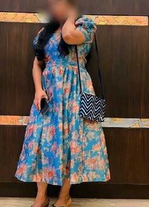 Floral Print Midi Dress