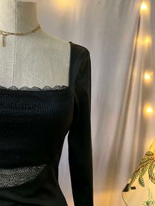 Elegant Black maxi Dress
