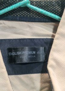 Beige Man Full Sleeves Shirt