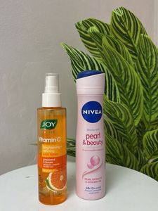 Joy Vitamin C Toner & Nivea Deodorant