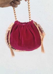 Velvet Potli Bag