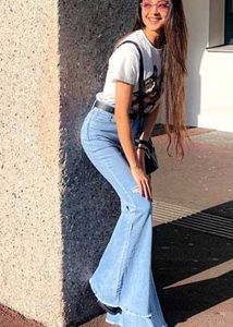 Flared Denim Jeans