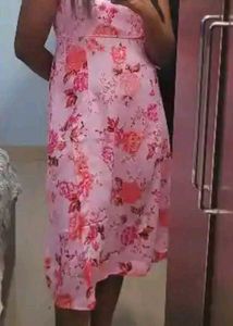 With Tags Floral Pink Maxi Dress