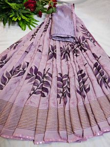 Elegant multi colour Floral Saree