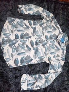 Floral Print Button Down Shirt