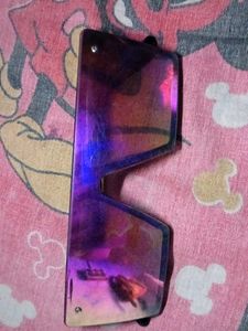 Unique Purple Mirrored Sunglasses