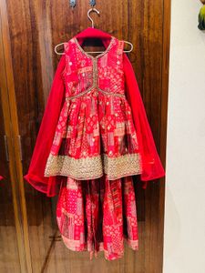 Pink Sharara Suit (brand New)