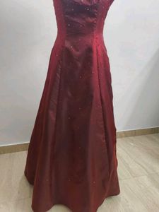 Elegant Maroon Gown