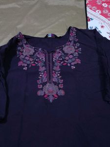 Elegant Embroidered Kurta