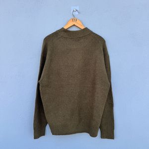 Olive Green Knit Sweater