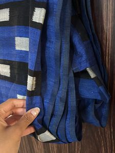 Blue And Black Saree