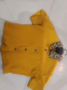 Stylish Mustard Top