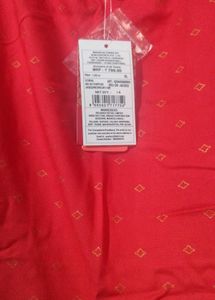 Red Printed Kurta