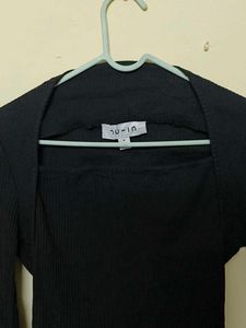 Black Long Sleeve Top