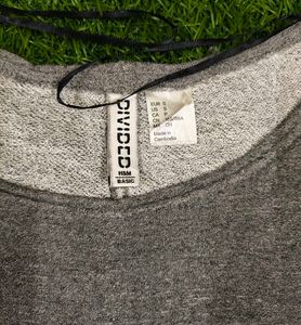 Imported Comfortable Gray Tunic Top